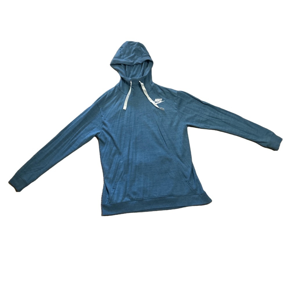 Women's Light Blue Nike Pullover Hoodie Size Medium